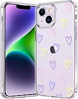 Vista 19 de bicol Funda para iPhone 14 con diseños claros y modernos para mujeres y niñas, [con protector de pantalla] ajuste delgado, a prueba de golpes, funda