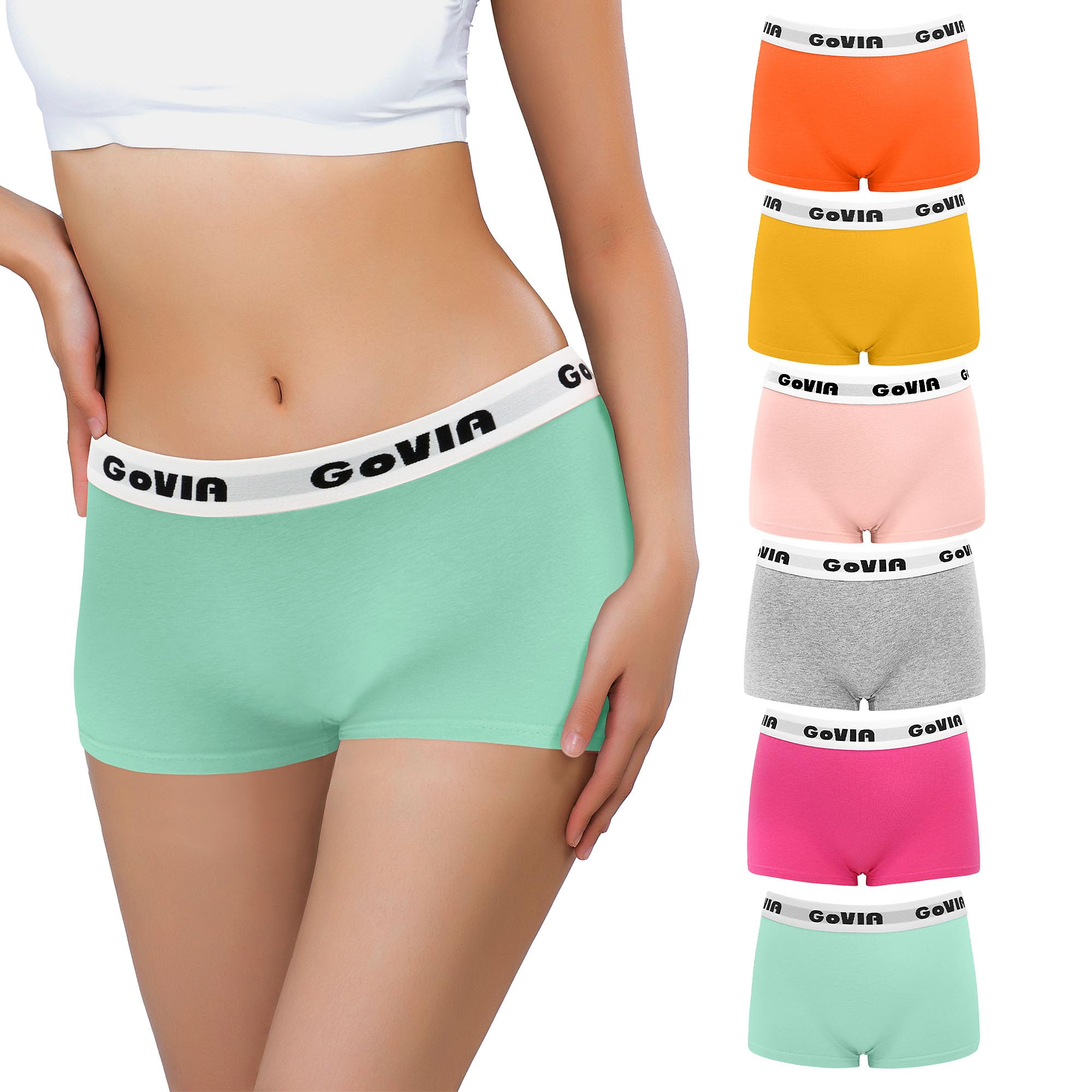 Libella Damen Panties 6er Pack Hipsters Boxershorts aus Baumwolle Unterhosen Weich Frauen Unterwäsche 6er Pack