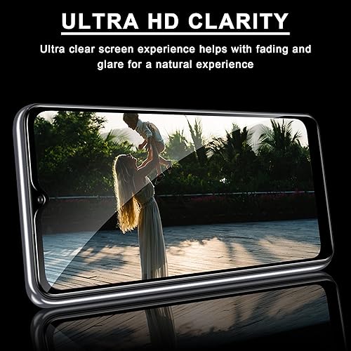 Miniatura 7 de Protector de pantalla de vidrio templado para Motorola Moto G Pure 2021 y 2 protectores de lente de cámara, claridad HD, antiarañazos, compatible