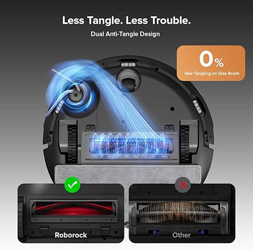 Miniatura 6 de roborock Robot aspirador y trapeador Q10 S5+, succión de 10,000 Pa, mejorado desde Q8 max+, 70 días de autovaciado, evita obstáculos, trapeador