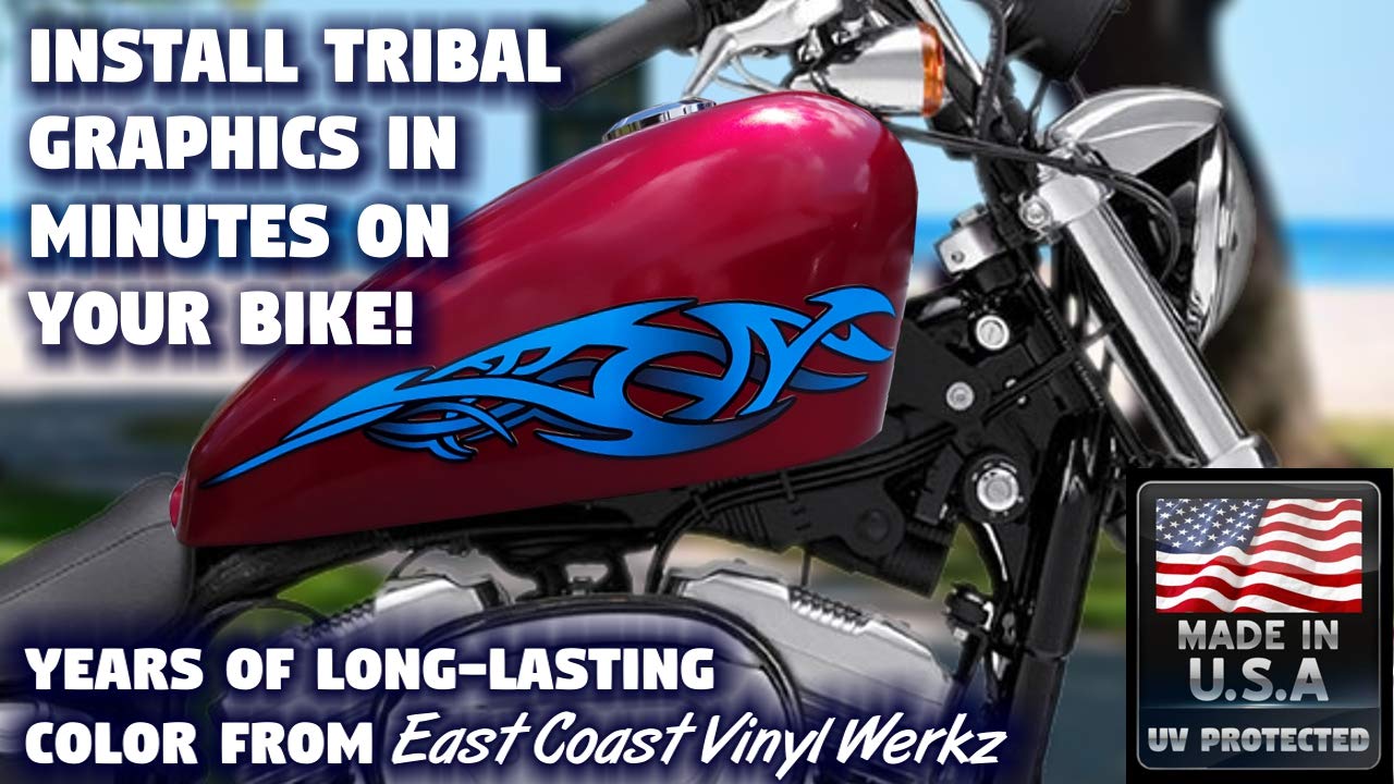 Amazon.com - Tribal Tank Decals Stickers - Blueberry - for Harley
