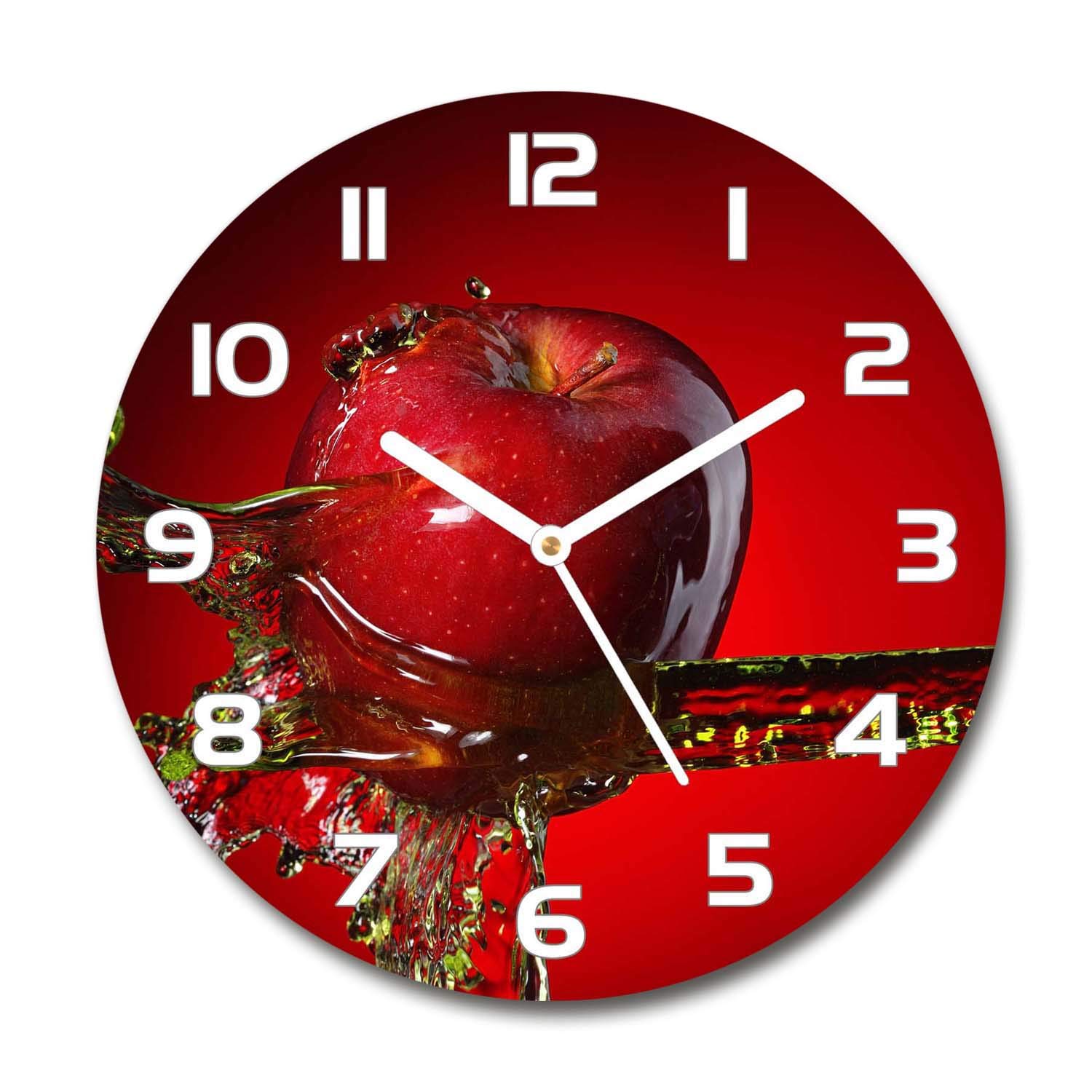 Horloge en Verre Silencieuse Tulup - Dites Adieu au Tic-Tac avec ce Design 60x60cm