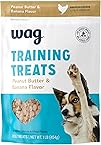 Amazon Brand - Wag Peanut Butter & Banana Flavor Training Treats for Dogs, 1 lb. Bag (16 oz)