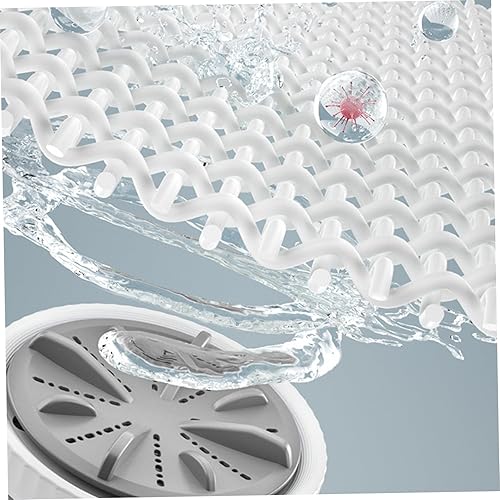 Miniatura 5 de Lavadora portátil con alimentación USB, mini lavadora de turbina sónico de 3 modos de lavado de viaje para viajes de negocios, hogar, apartamento,