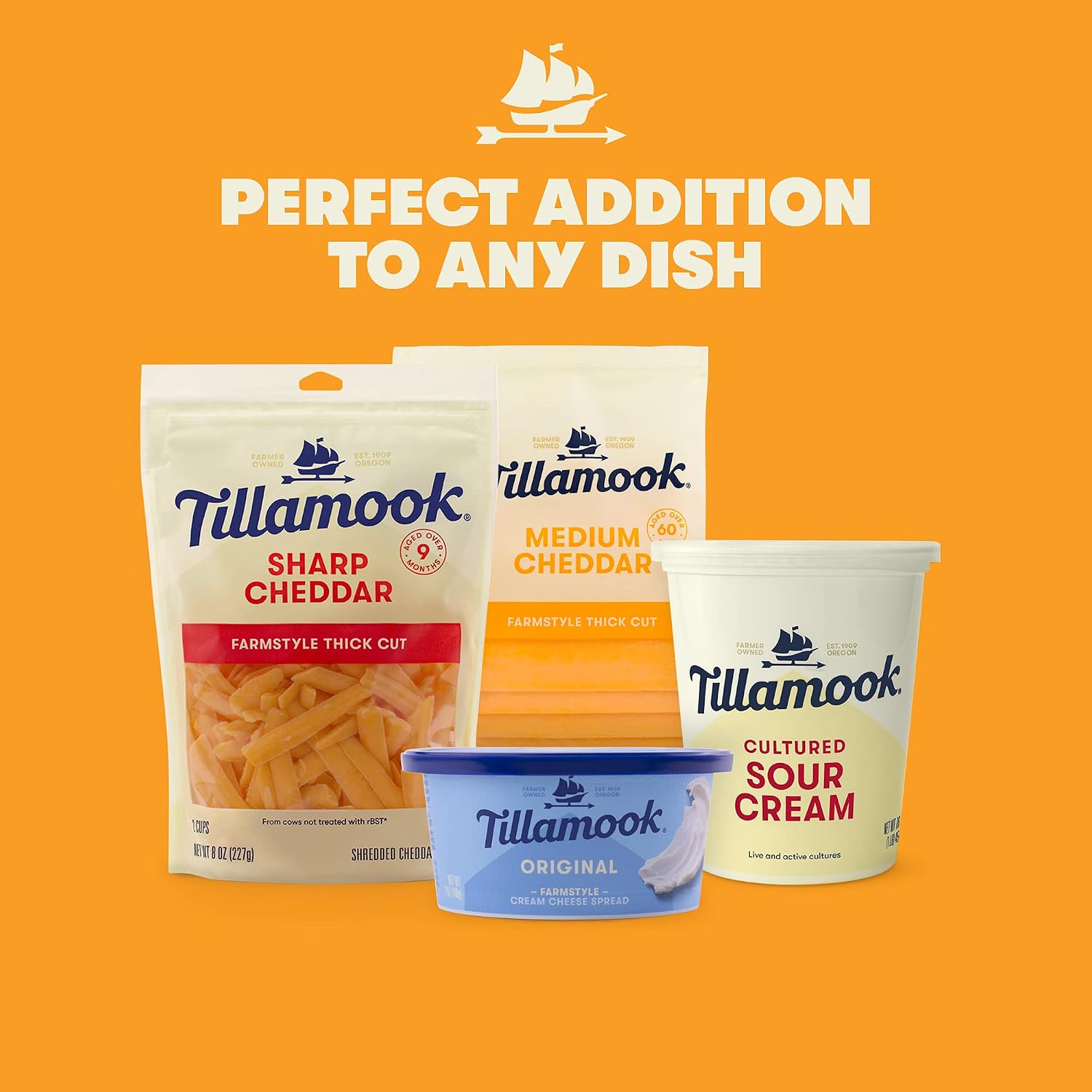 Tillamook Sour Cream, 16 oz (Packaging May Vary)