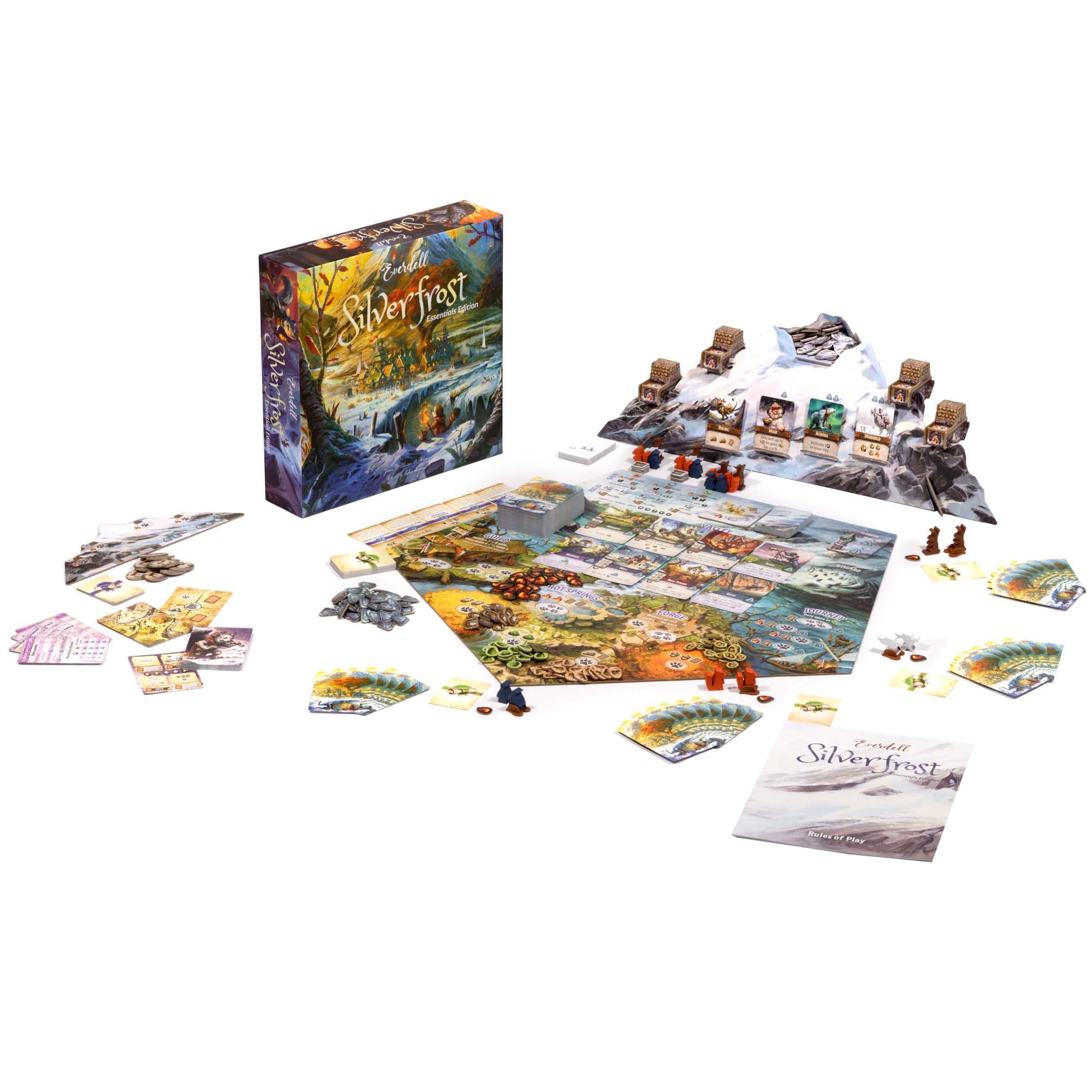 Starling Games | Everdell: Silverfrost Essentials Edition | Gra planszowa | Wiek 10+ | 1-4 graczy | Czas gry 40-80 minut