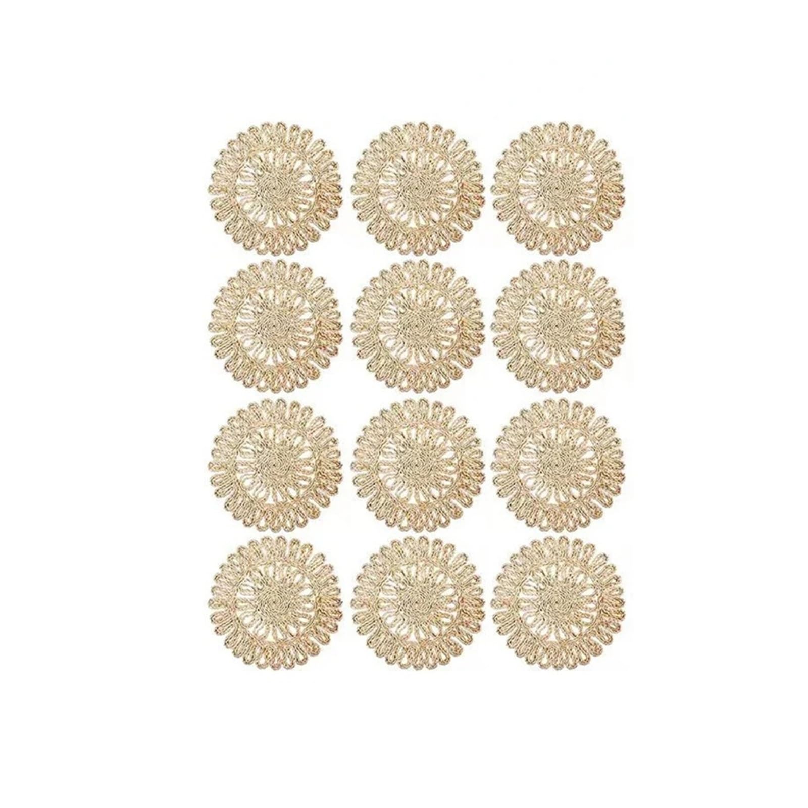 12 à 4 Sets de Table tissés individuels(12 Pieces)