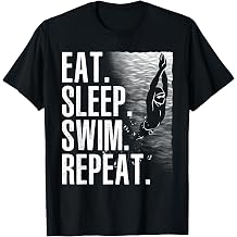 Funny Swimming Design For Men Women Kids Swimmers Swim Team T-Shirt