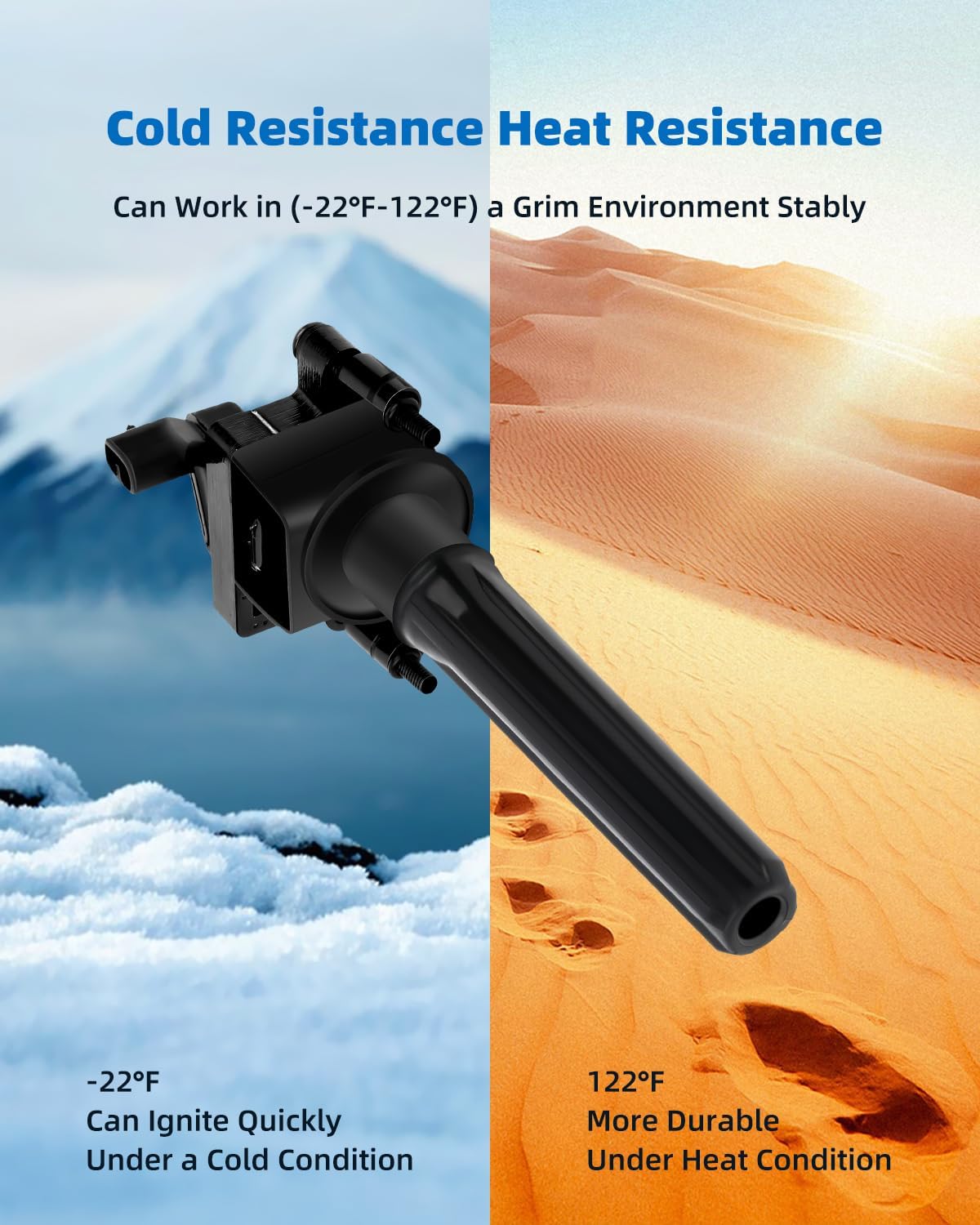 ECCPP ignition coils Pack of 6 UF199,coils packs,for Chrysler 300/Concorde/Sebring 1998-2005Replacement,for UF199 04609095AC C53,for Travel,Transportation and Repair,UF-199,UF-264,UF-342