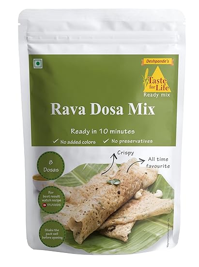 Taste for Life Rava Dosa Mix - Authentic South Indian Recipe