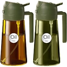 YARRAMATE 16oz/470ml Dark Green and Dark Brown Oil Sprayer OliveGreen