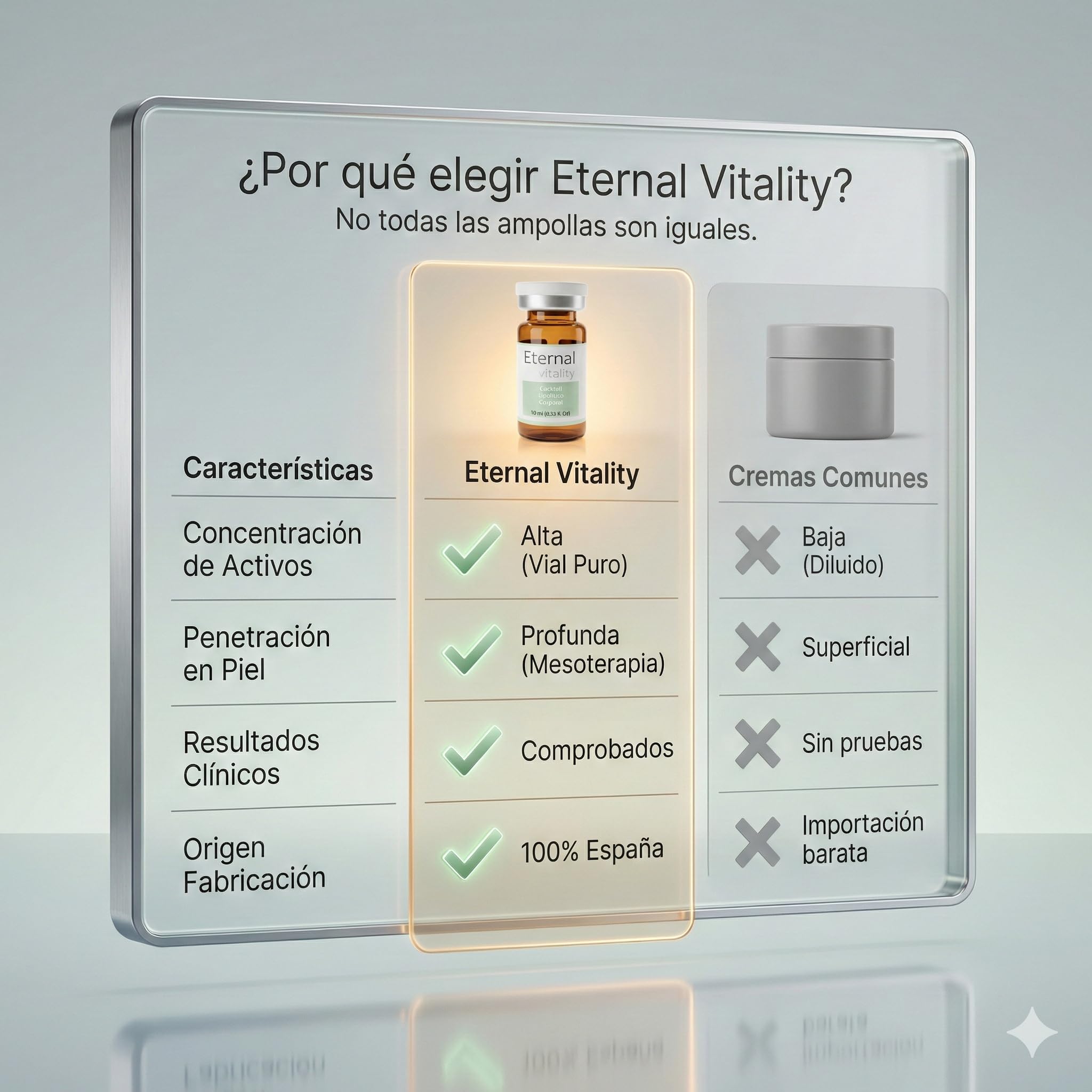 Anticelulítico Reductor Potente – Cocktail Corporal Lipolítico, Ampolls de 5ml, quemagrasas Abdominal, Reductor y Reafirmante para celulitis piernas y glúteos (3 Viales)