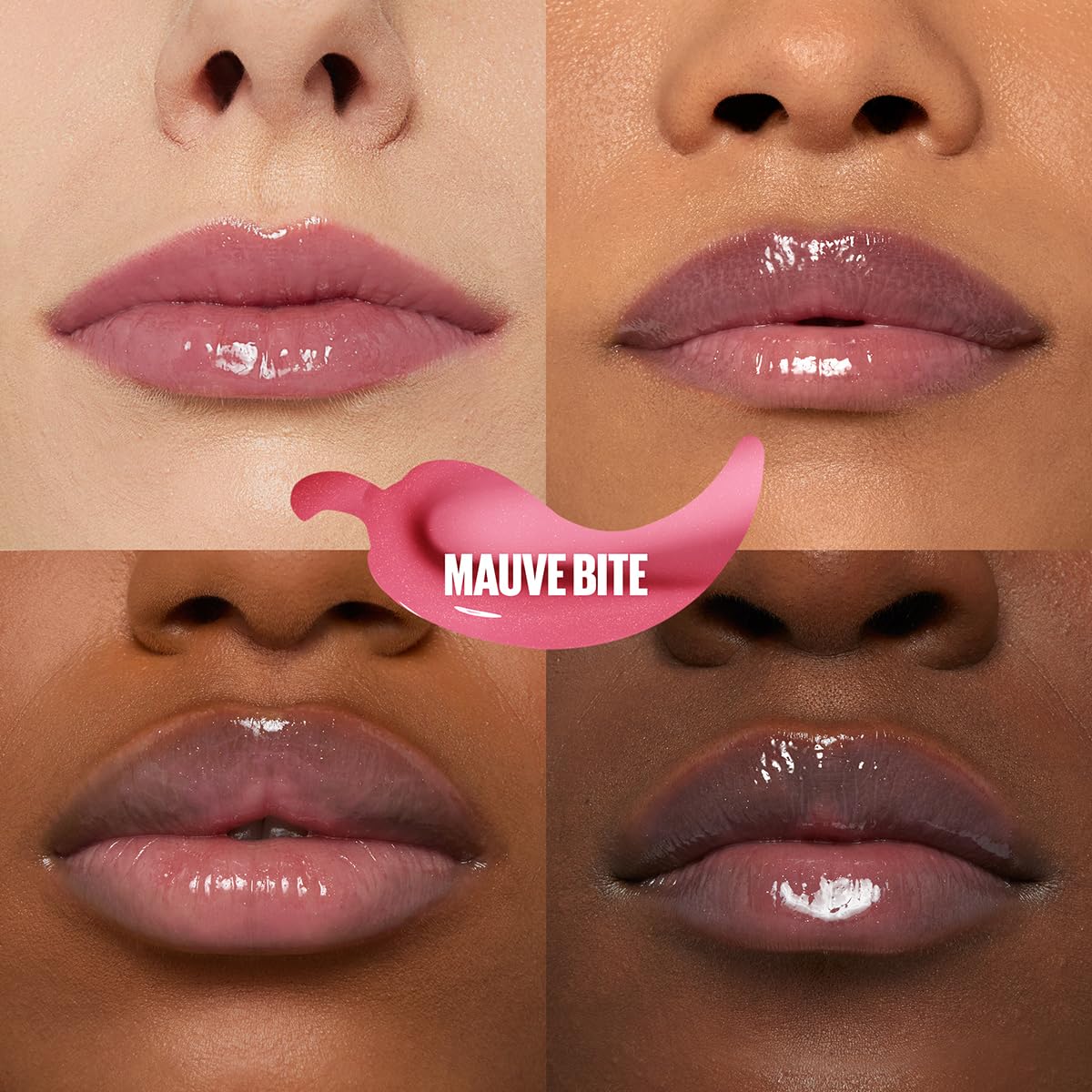 Maybelline New York Lifter Plump 002 Mauve Bite, błyszczyk powiększający usta, 5,4 ml