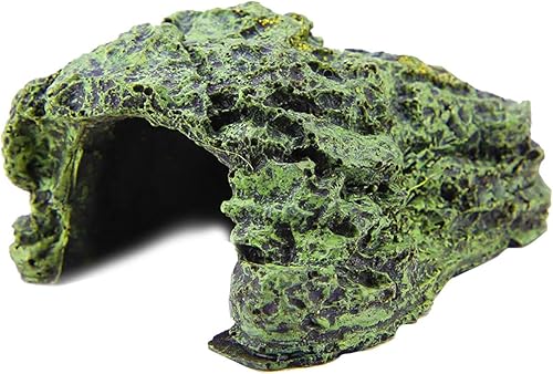Hábitat de reptil oculto, cueva de resina de reptil Lagartos pequeños Plataforma
