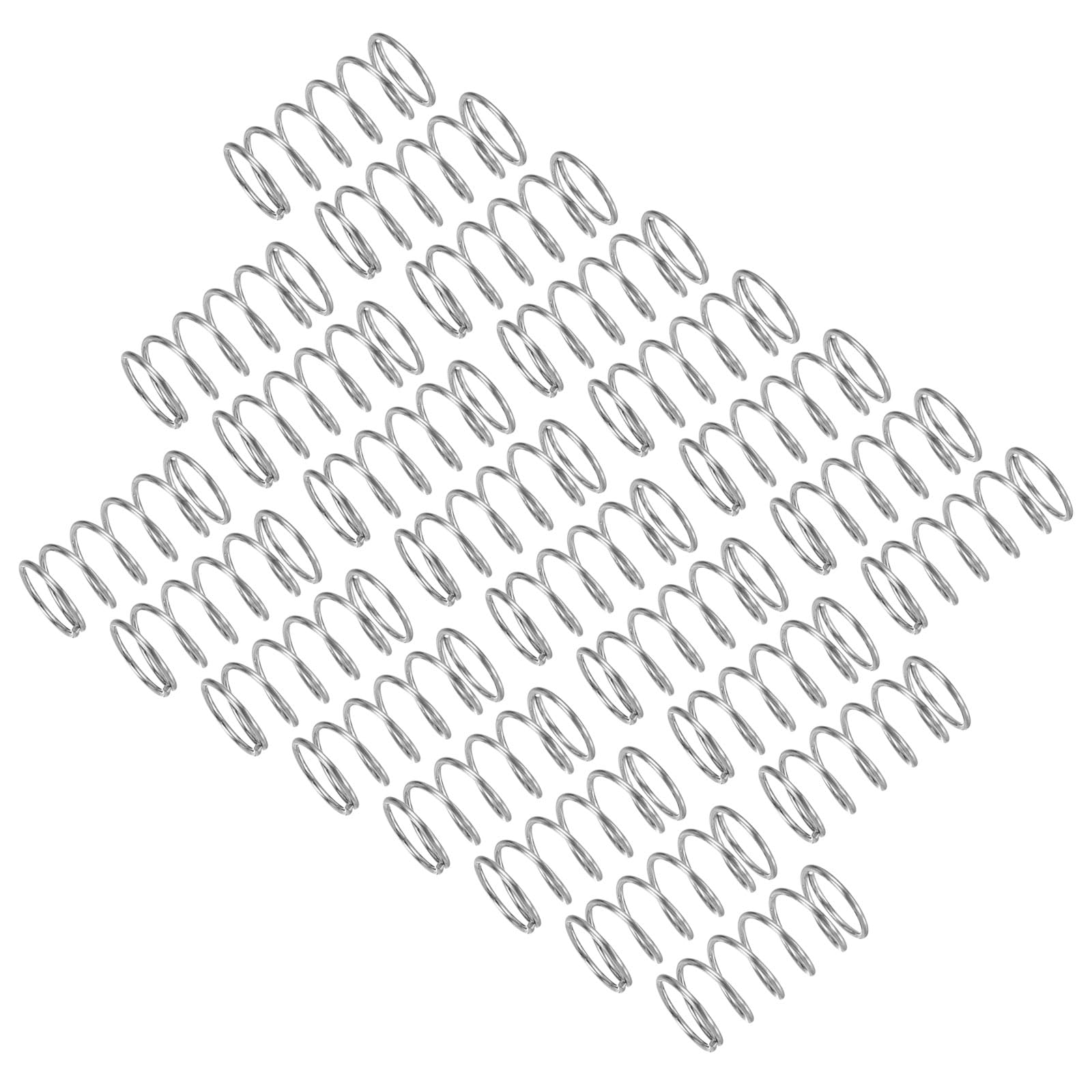 uxcell 25Pcs Compression Spring, 304 Stainless Steel 8mm OD 0.8mm Wire 15mm Length Mechanical Spring for Shop Home Repair Project, Silver Tone — Amazon image 32