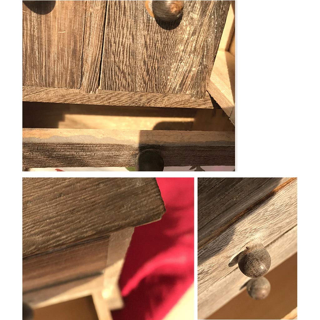Pudełka biżuterii drewniane pudełko biżuterii z 3 szufladami Sycamore drewniana organizator biżuterii pudełko retro w trudnej sytuacji biżuteria do randek do magazynowania organizator biżuterii