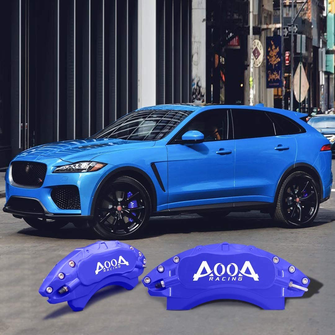 AOOA RACING Copertura per pinza freno blu per diversi modelli di auto (set di 4)