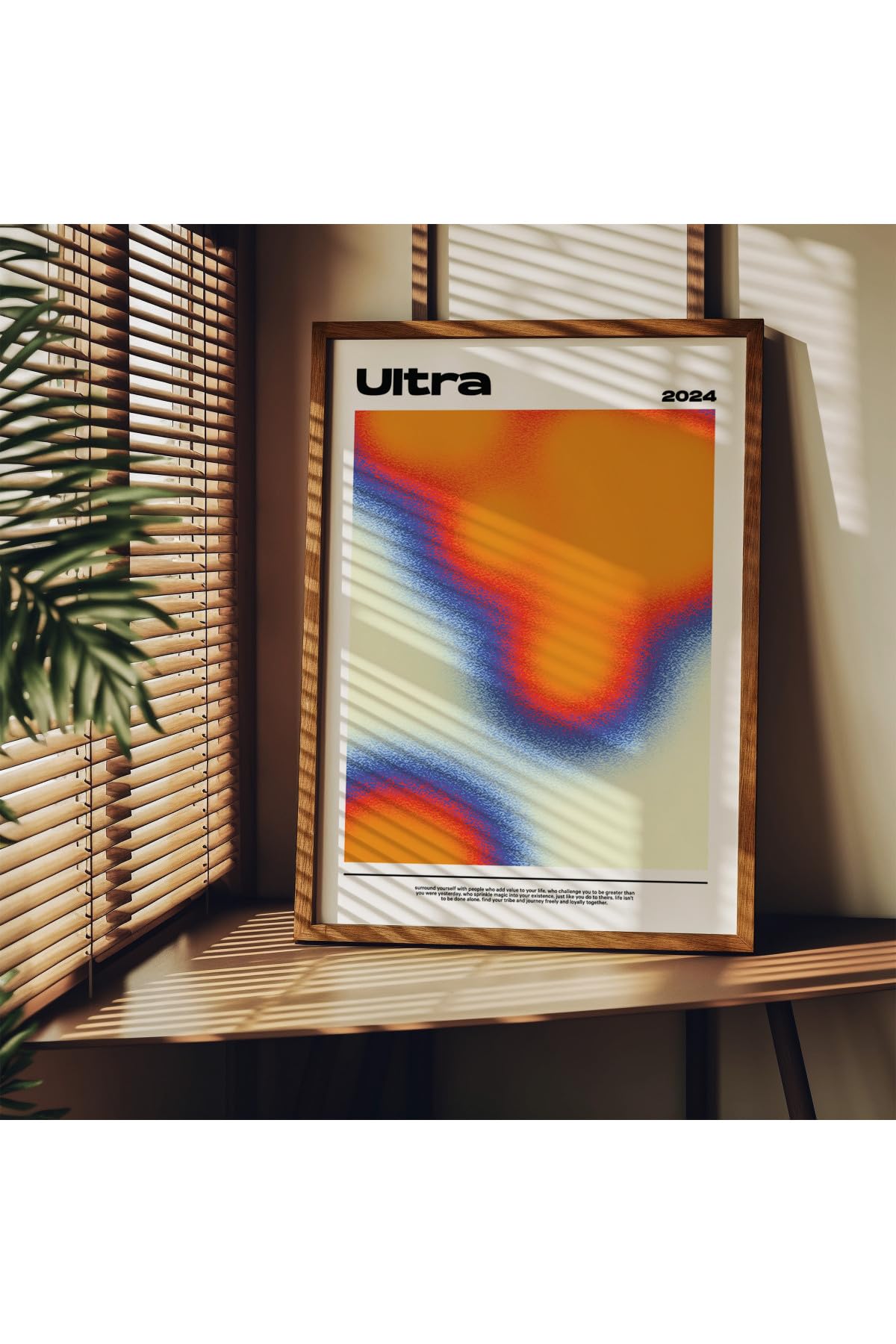 Fark Tanıtım Retro Wall Art Çerçevesiz Poster, Modern Dekoratif Çerçevesiz Poster, Tablo, RetroWallA