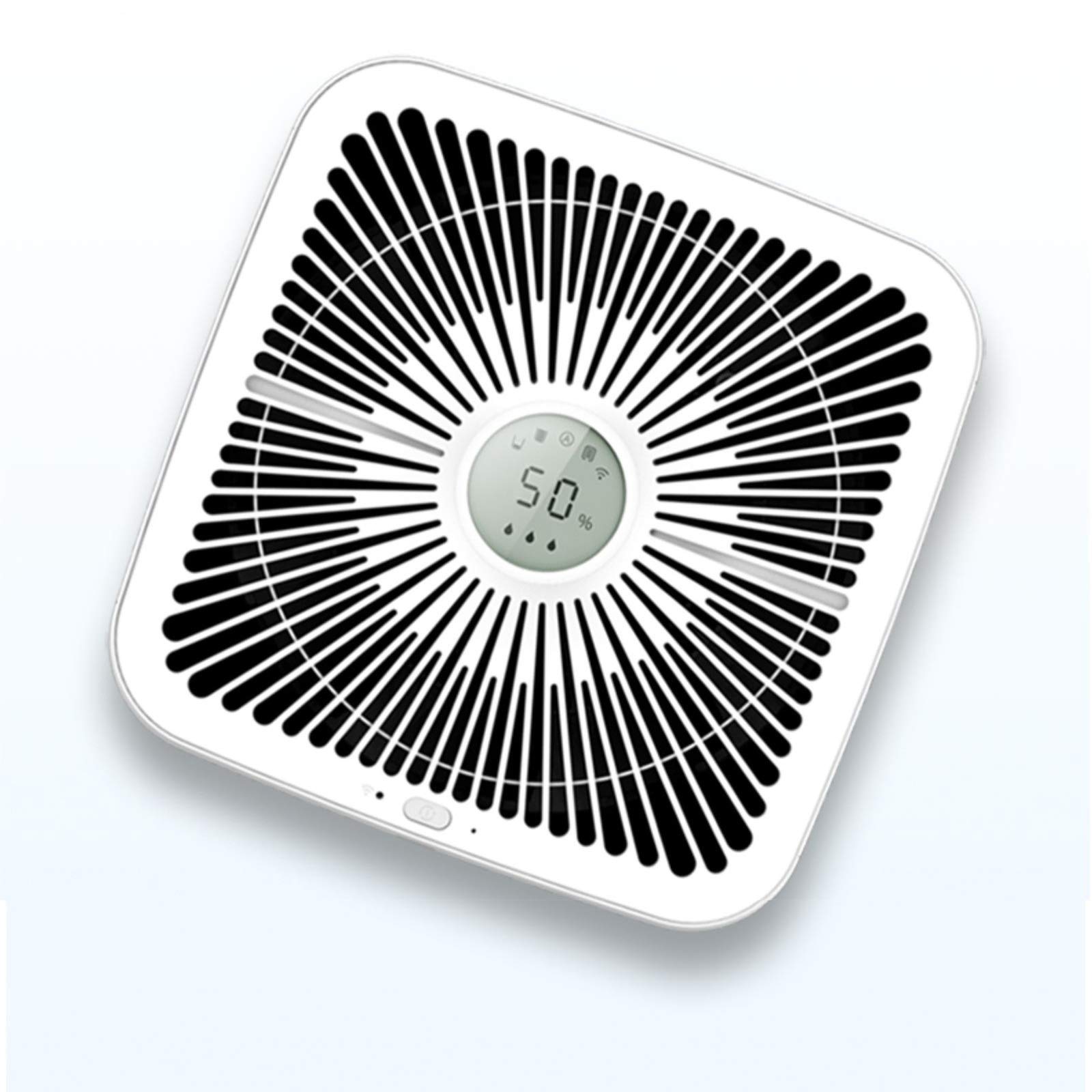 Umidificatore, umidificatore ad Aria umida da 50 Gradi, Grande capacità Senza Nebbia, umidificazione evaporativa Senza Nebbia Bianca