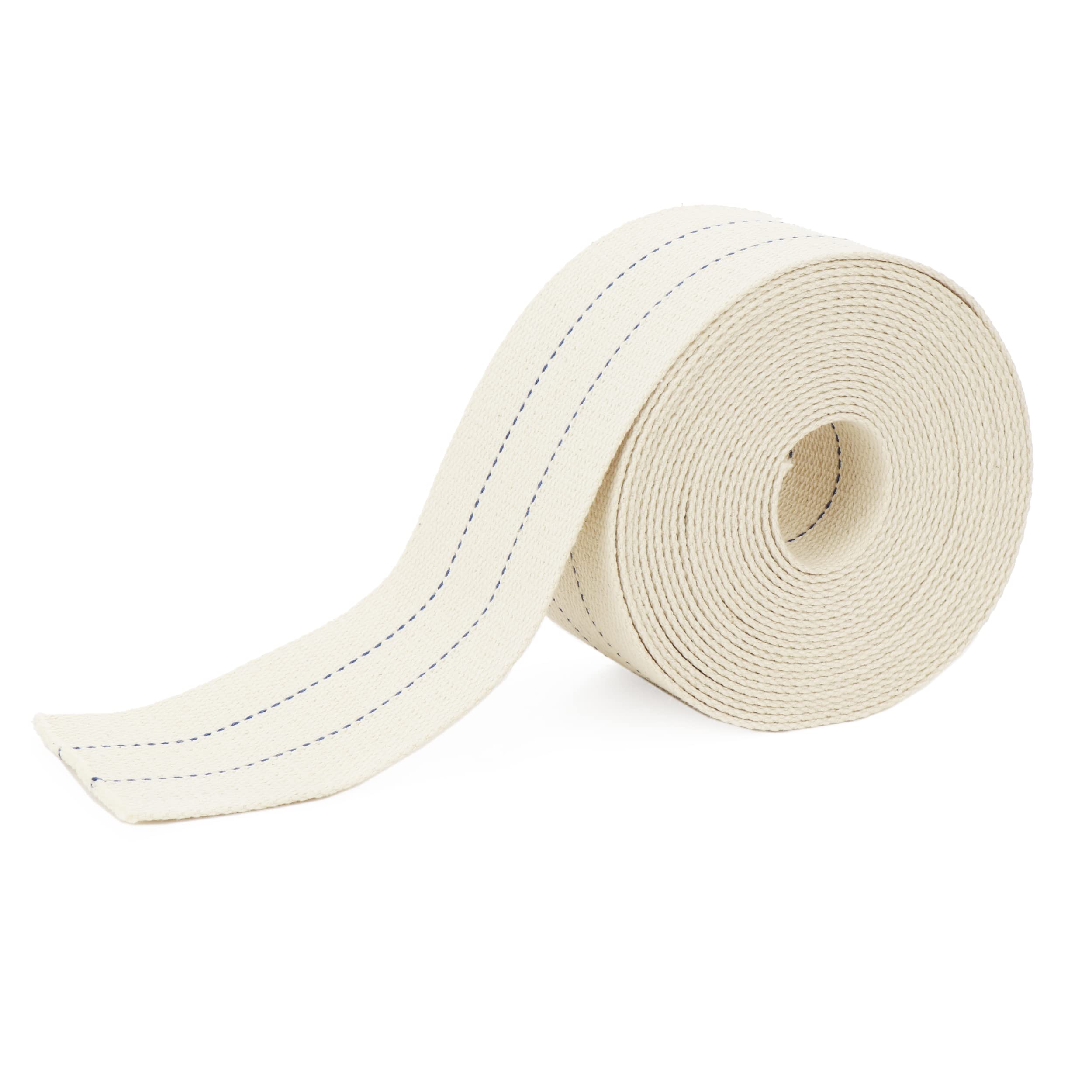 NKlaus Mèche de lampe plate en coton 100 % naturel - 66 mm - Pour brûleur à huile, lampe à pétrole purifié