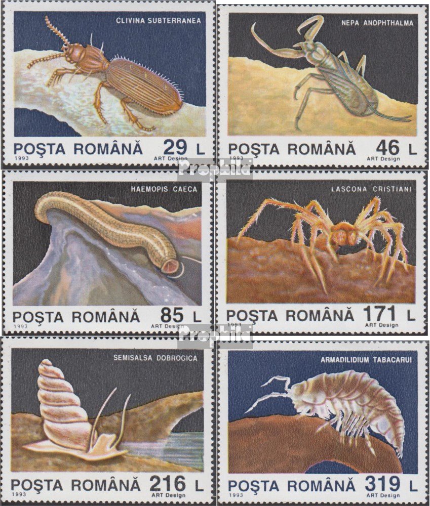 Prophila Germania 1993 Gioventù Francobolli MNH ** Serie Completa 1666-1670 - Insetti E Lumache Per Collezionisti