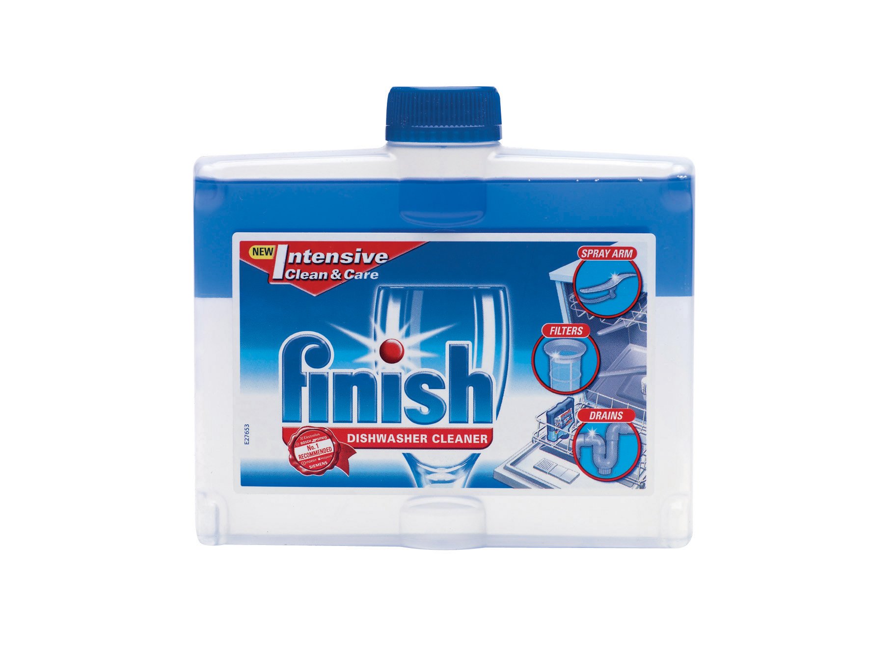 Finish Dishwasher Cleaner Dual Action 2 x 250ml - Cleans Grease and Combats Limescale