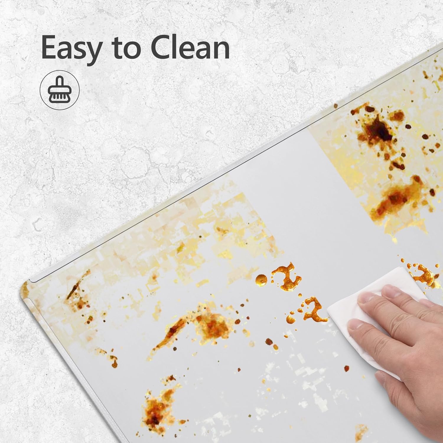 3 Sided Splatter Guard, Stainless Steel Oil Splash Guard Shield for Stove Top Foldable Grease Splash Screen (Small)