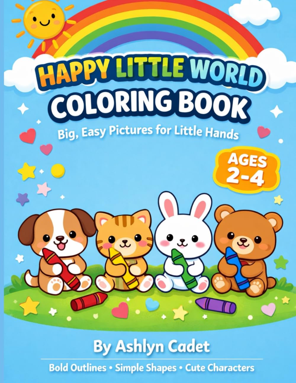 HAPPY LITTLE WORLD COLORING BOOK