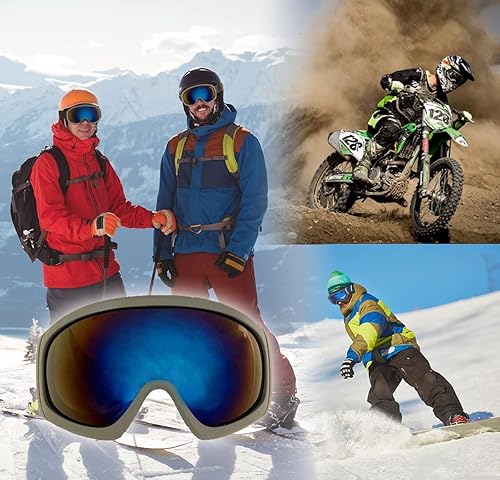 Miniatura 7 de XII WY - Gafas de motocicleta para motocross, antiniebla, a prueba de viento, ATV, a prueba de polvo, resistente a los arañazos, para carreras de