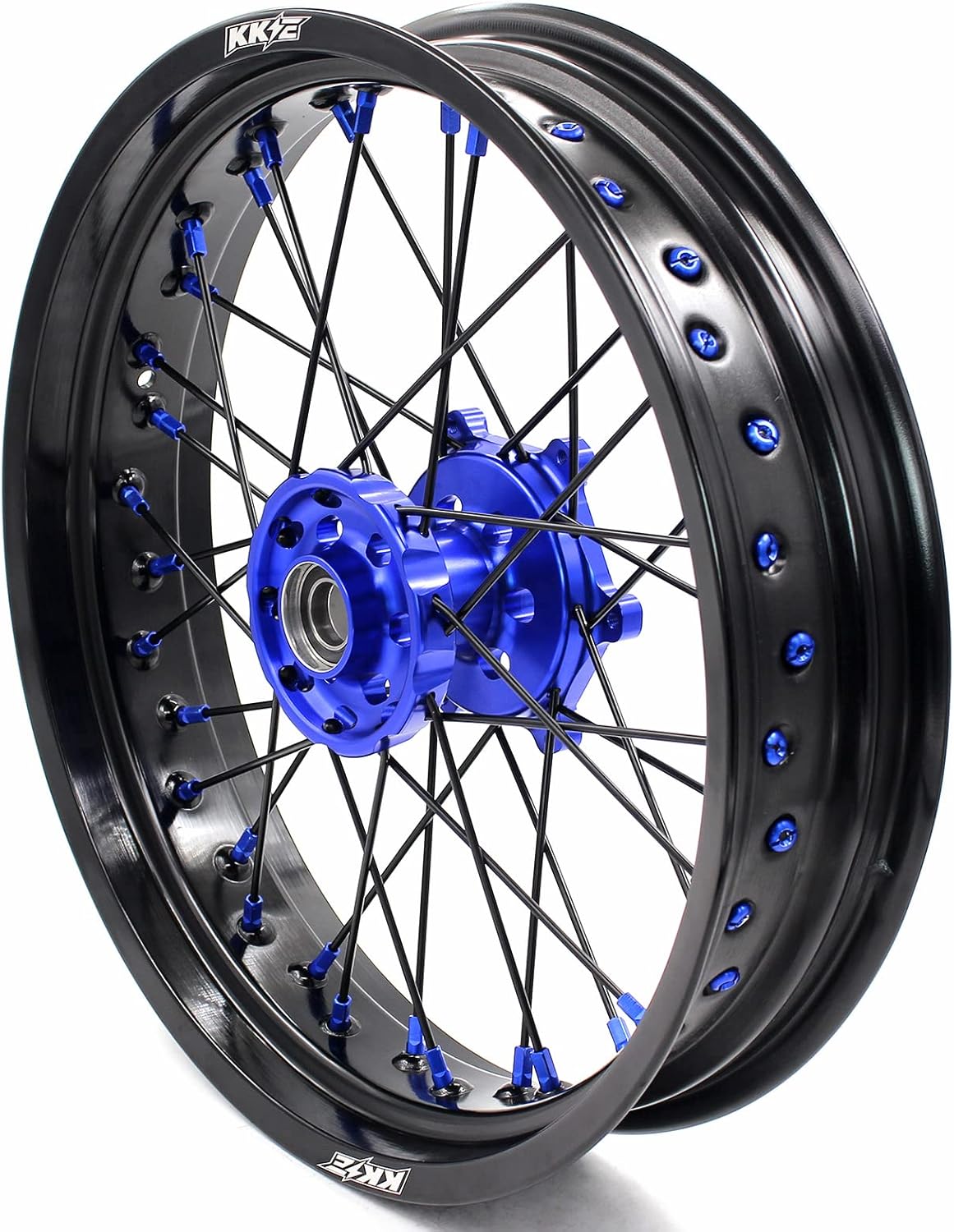 KKE 3.5 * 17 4.25x17 Supermoto Stunt Wheels Rim Compatible with YAMAHA YZ125 YZ250 1999-2026 YZ250F 2001-26 YZ450F 2003-26 WR450F WR250F 2020-2026