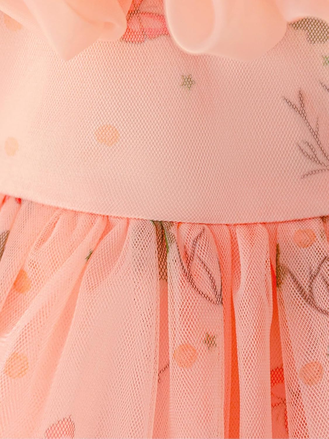 Girl Flower Dress Flower Design Princess Wedding Dress for Toddler and Baby Girl - Image 7