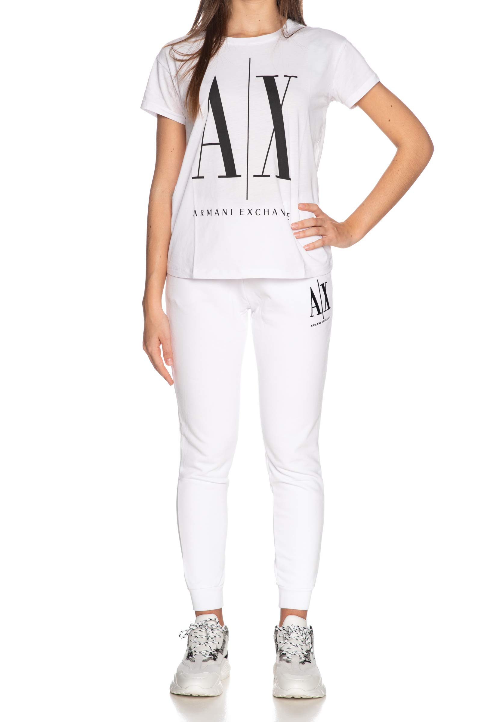 Armani Exchange Icon Project Jogger - Pantalones de Deporte Mujer