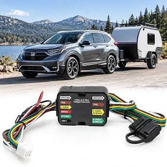 SUNPIE Trailer Wiring Harness Compatible with Honda CRV 2017-2026