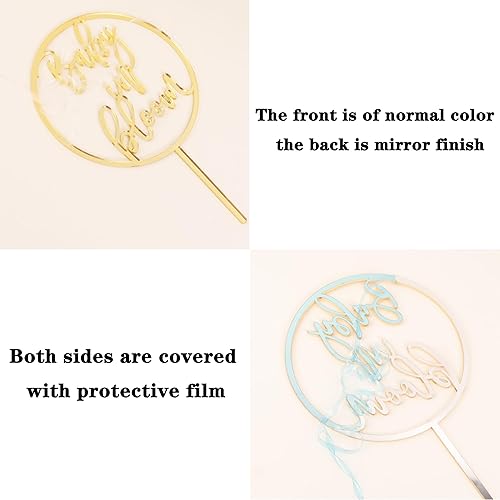 Miniatura 10 de Mr and Mrs - Decoración de madera para tartas de boda, suministros de decoración de pasteles de novia y novio, perfecto para despedida de soltera,