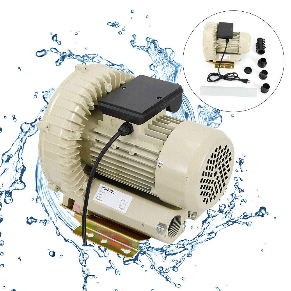 Buy LOYALHEARTDY19 370W Aquaculture Vortex Blower, High Pressure Air