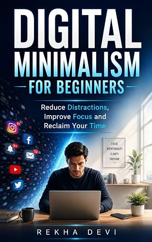 Digital Minimalism for Beginners: Reduce Distractions, Improve Focus and Reclaim