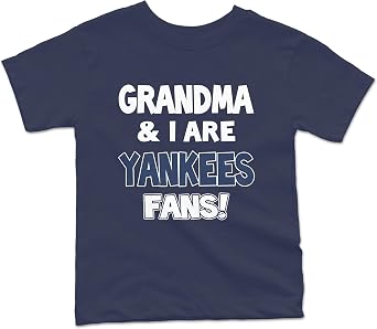 NanyCrafts Kids Grandma and I are Yankees Fans Shirt