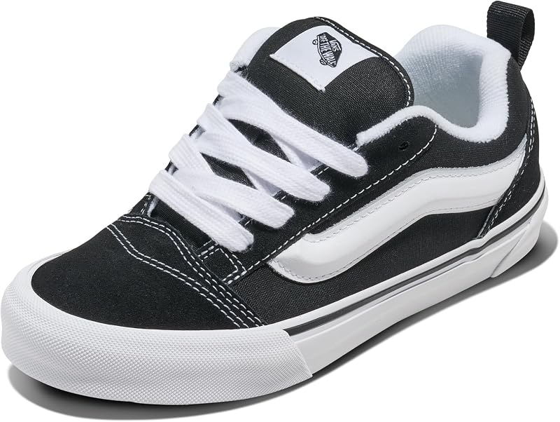 Vans Kids' Knu Skool Shoe - zapatillas retro hinchadas de los años 90 para niños y niñas