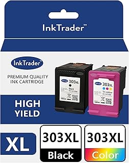 Ink Trader 303XL Ink Cartridge Replacement Black and Colour For HP 303 XL Compatible With ENVY Photo 6220 6230 6234 6252 6255 6258 7100 7120 7134 7820 7830 7155 7865 TANGO TANGO X
