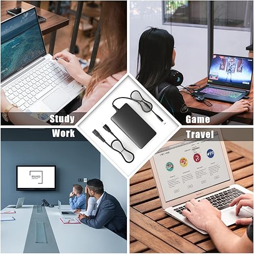 Miniatura 7 de Cargador para portátil de 240 W, 180 W, 19.5 V, 12.3 A, compatible con Dell Alienware 15 17 R1 R2 R3 R4 R5 M15 M17 M11X M14X M17X G3 G5 G7 Precision