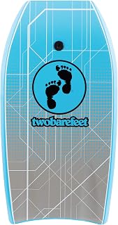 Two Bare Feet 37" (94cm) Slick Board Bodyboard XPE + EVA Core Includes Wrist/Ankle Strap