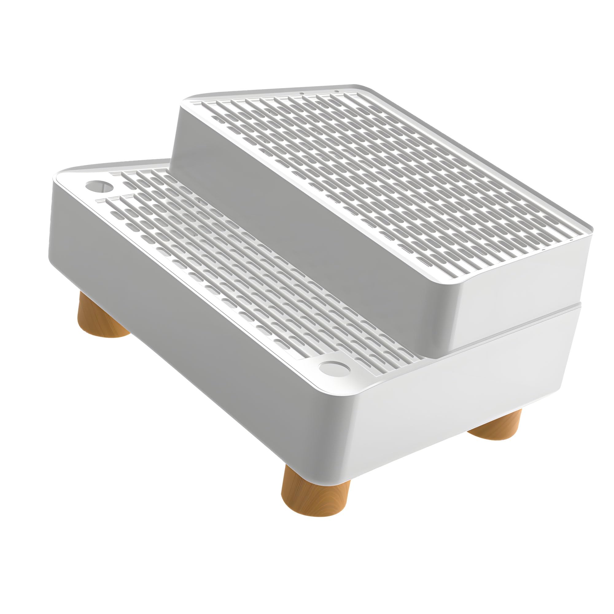 Multiple Puss Household Two Layer Puss Wastebasket Step Minimizing Trash Following with Efficient Shih Tzus Neat Platforms Intelligent Box