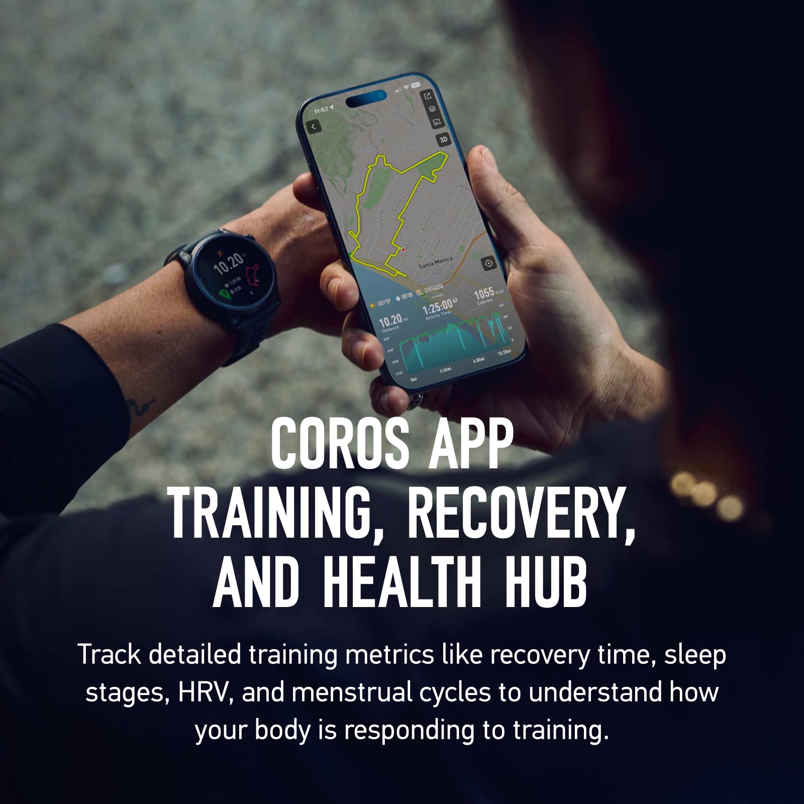 COROS PACE 4 Orologio GPS sportivo ultraleggero, 1,2" Touchscreen AMOLED, 19 giorni di autonomia della batteria, Funzioni vocali, strumenti di allenamento avanzati, GPS, Corsa-Nero Cristallo
