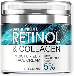 Crema de colágeno, retinol y ácido hialurónic...
