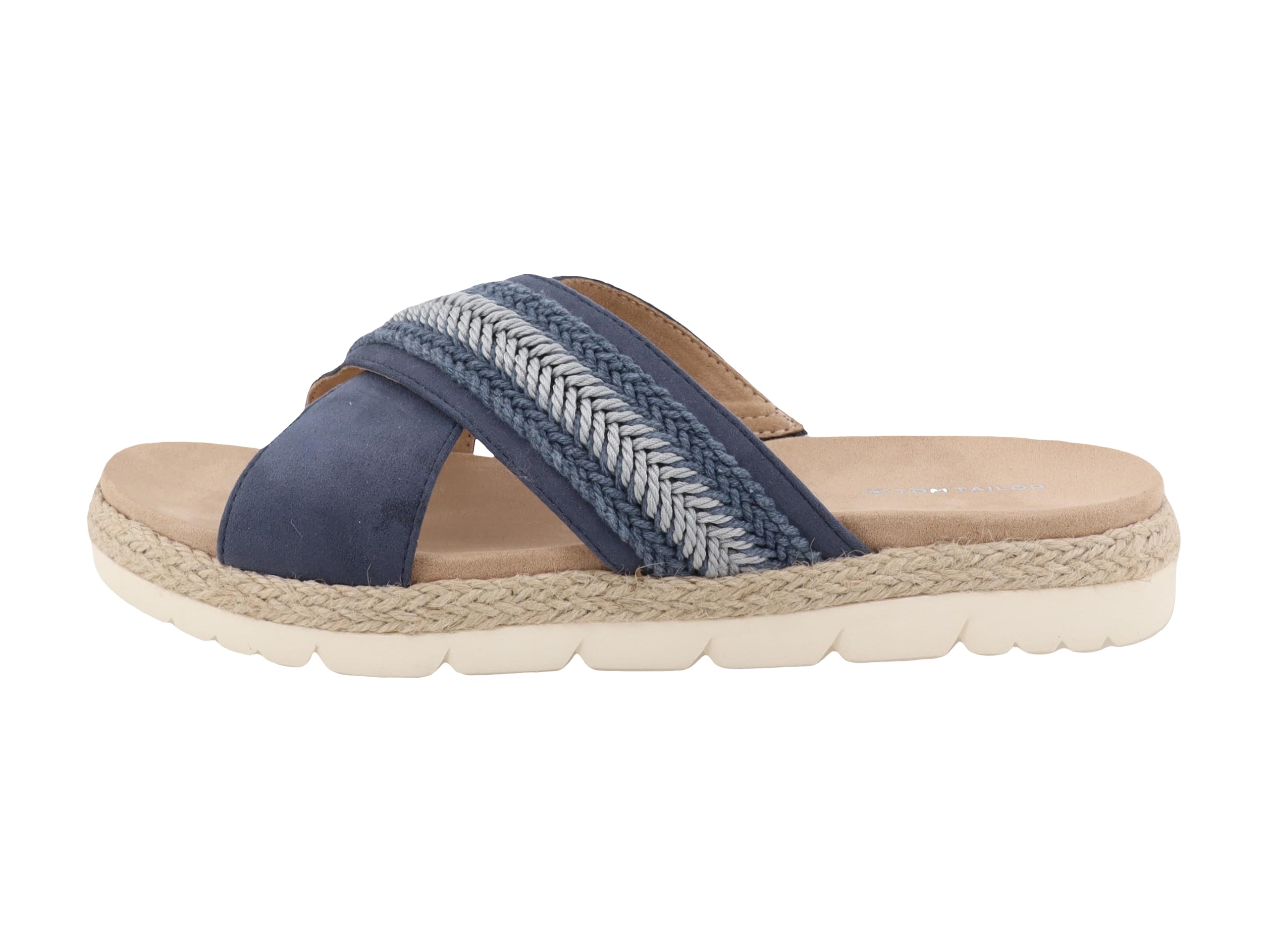 TOM TAILOR Women's 7490030001 Loafer, Denim, 5.5 UK