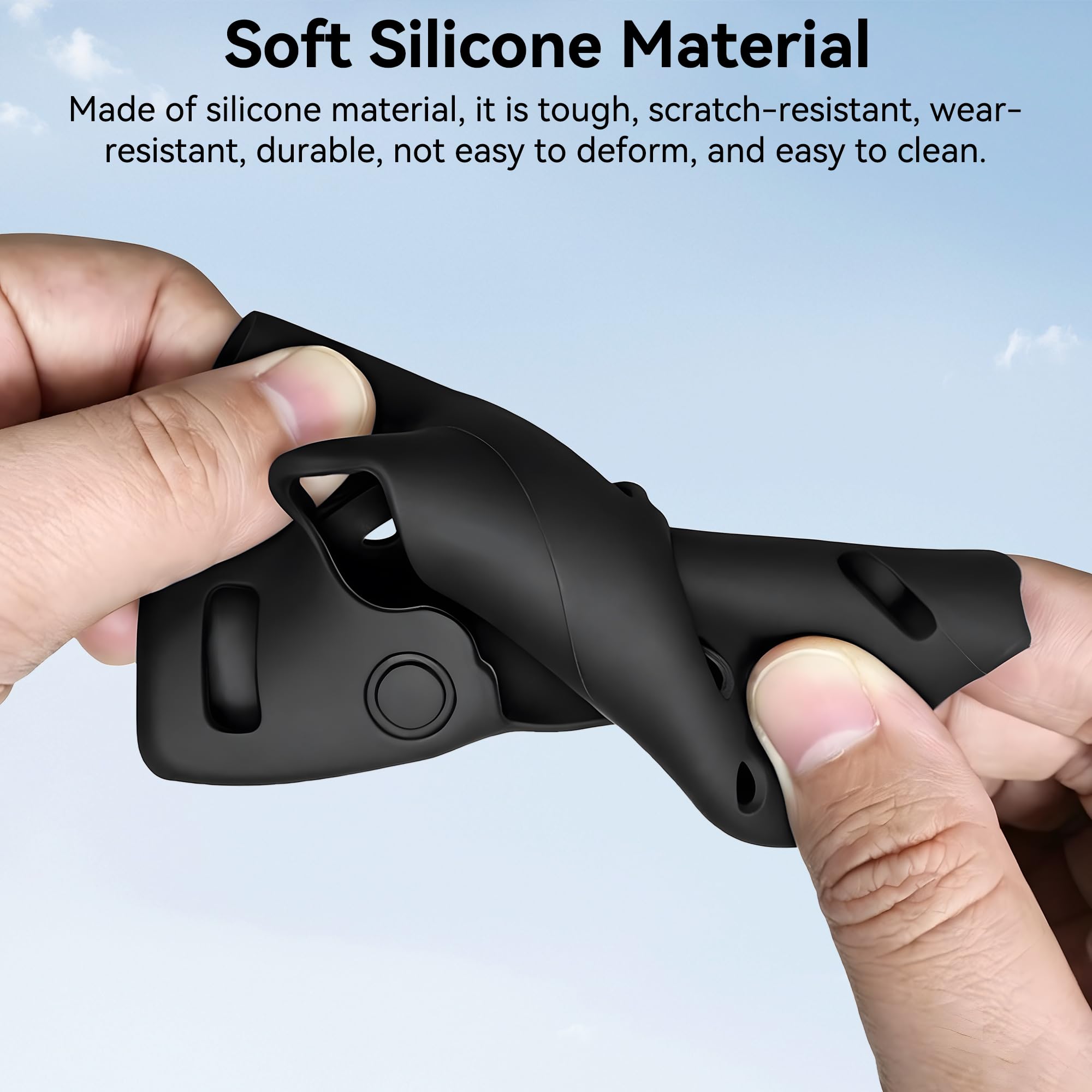 Osmo Pocket 4 Silikonowy Pokrowiec - Ochronny Pokrowiec na Obiektyw Aparatu Miękki Odporny na Wstrząsy Zarysowania do DJI Osmo Pocket 4 Akcesoriów Czarny