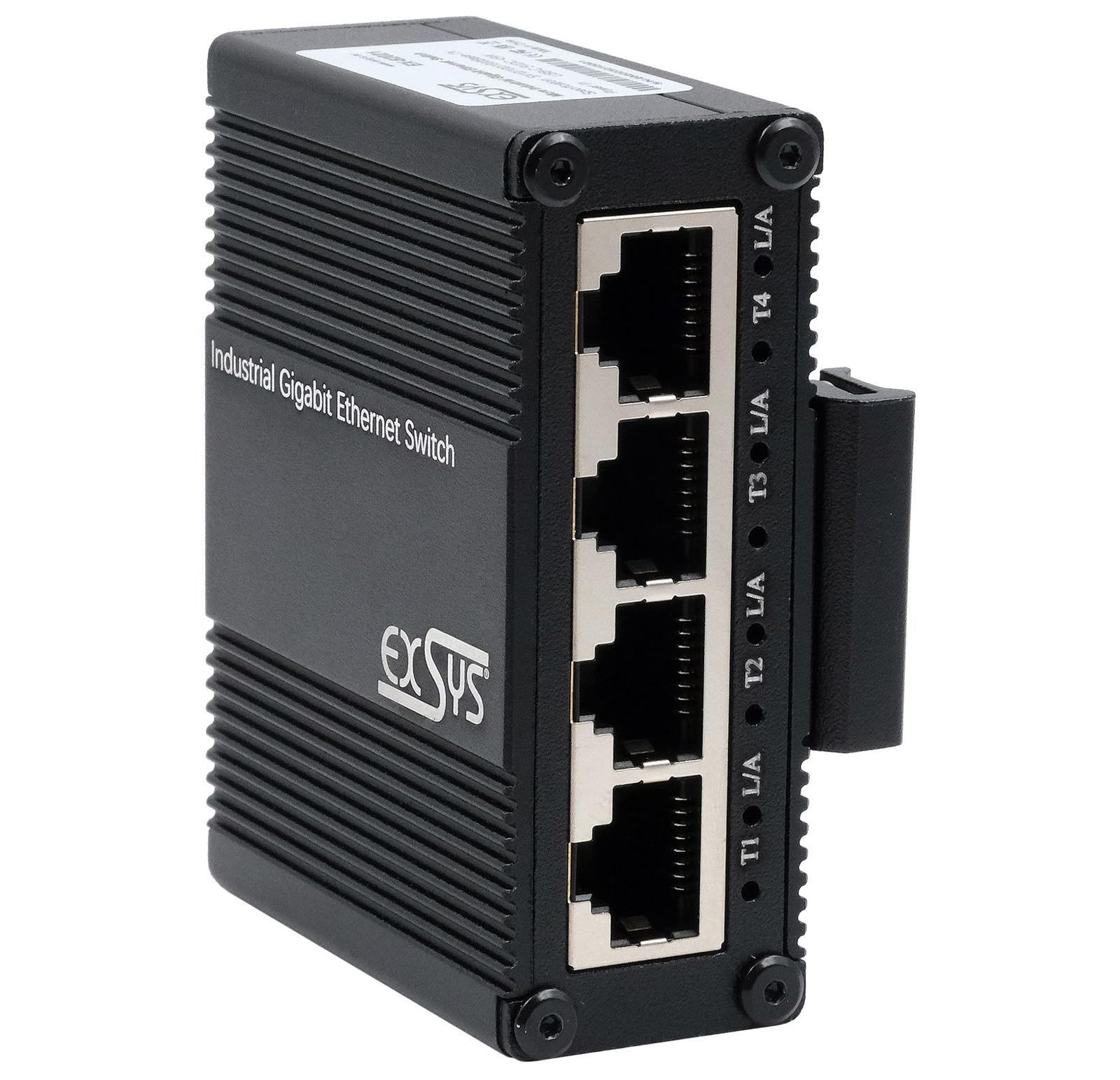 EXSYS EX-62021 Micro-commutateur Gigabit Industriel à 5 Ports, Non géré, Alimentation USB-C