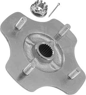 Caltric Rear Axle Wheel Hub with Nut Compatible with Honda Rancher 420 4X4 TRX420FE TRX420FM TRX420TE TRX420TM TRX420FP 2007-2013 | Recon 250 2x4 TRX250 TRXTE TRX250TM TRX250TE1 TRX420TM1 197-2023