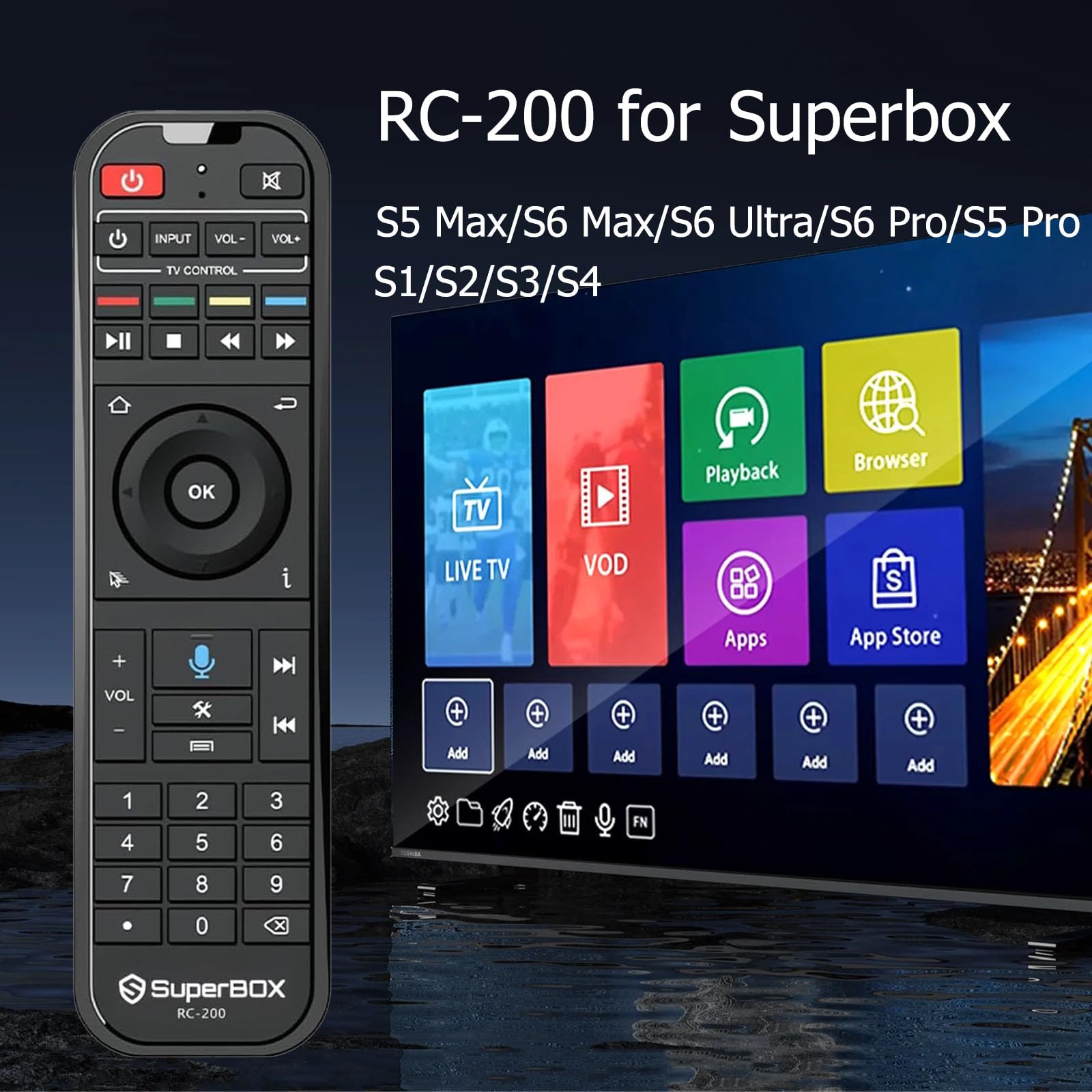 Telecomando Superbox Con Controllo Vocale Per Elite 3, S3 - Foto 4