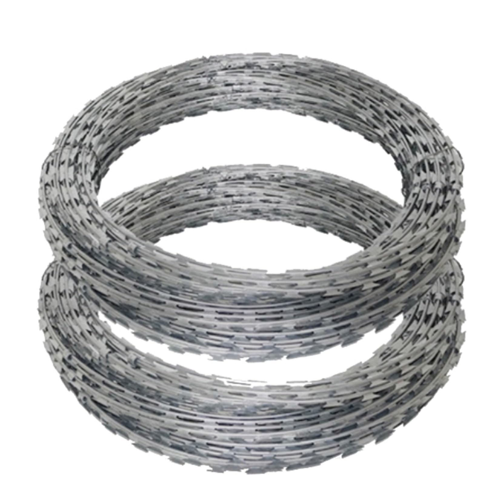 Fil de fer barbelé antirouille pour stopper les intrusions clôture jardin acier 304